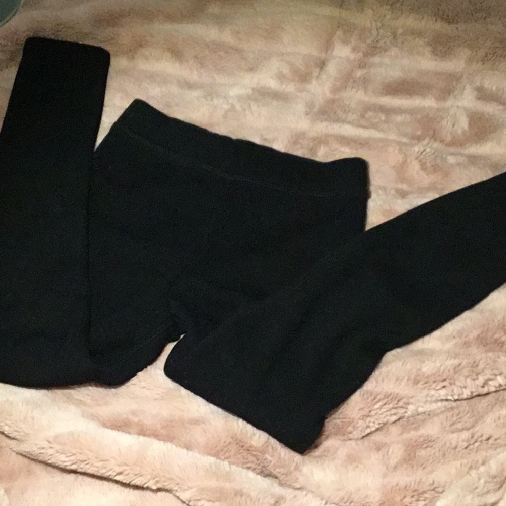 Fur lined rumi and rider pants